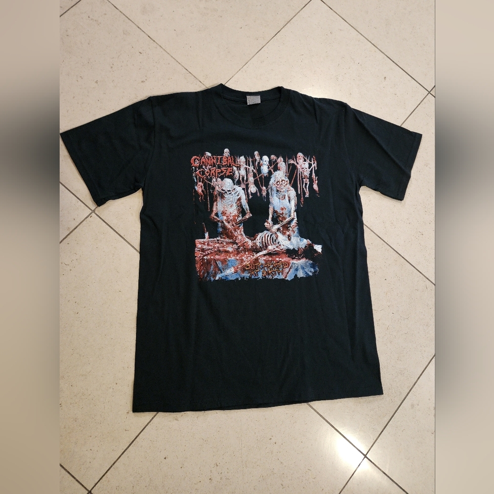 Cannibal Corpse Butchered at Birth Adult Mens T-Shirt Size Large Death Metal